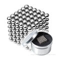 Cube 216 Neo Balls Coating Nickel Neodymium Magnet Ball in Tin Box